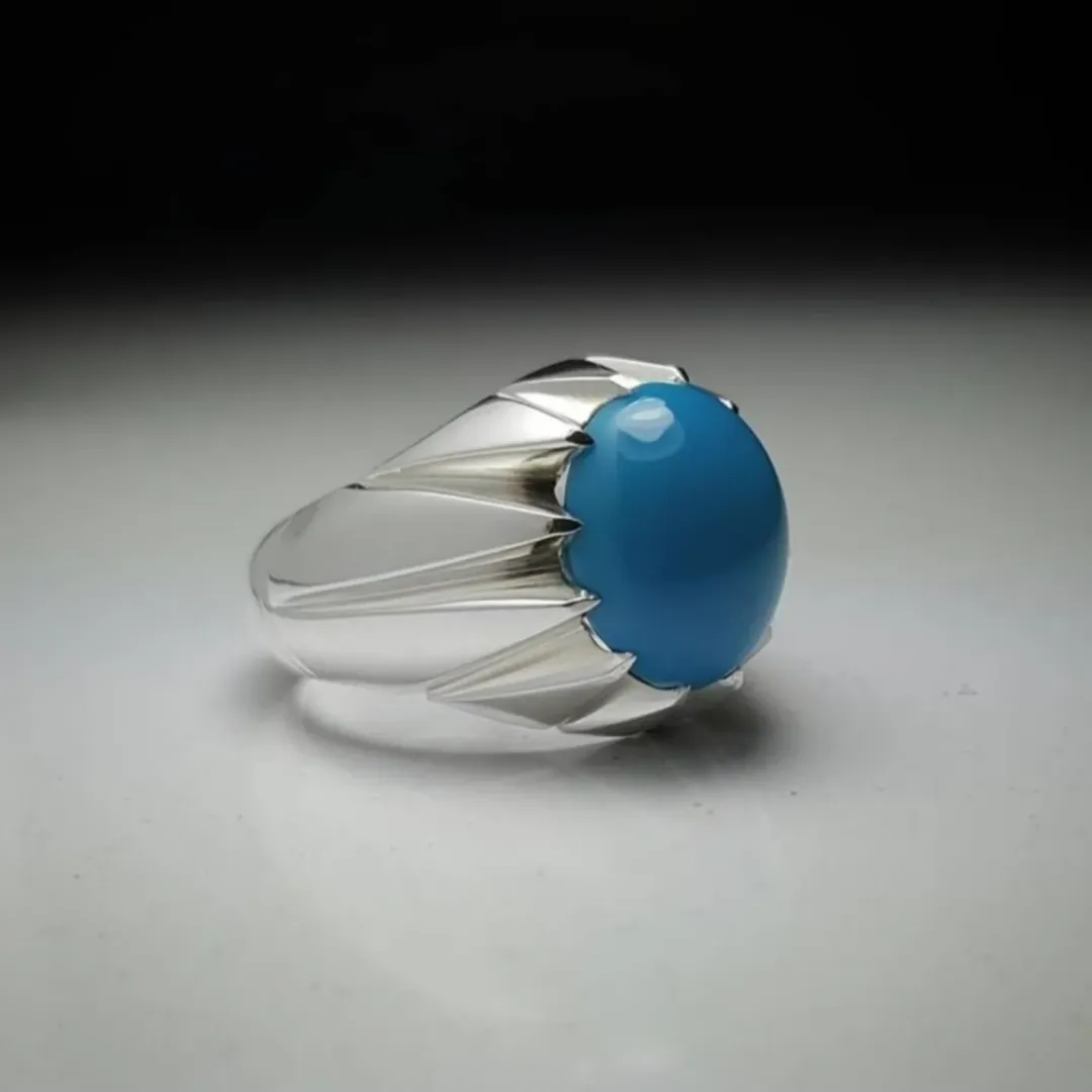 انگشتر هشت ترک نقره 925